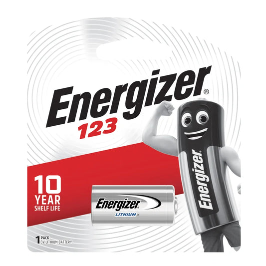 Energizer CR123 3v Photo Lithium Battery